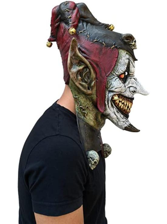 Máscara disfraz Jesterblin de la línea Nightmare Makers