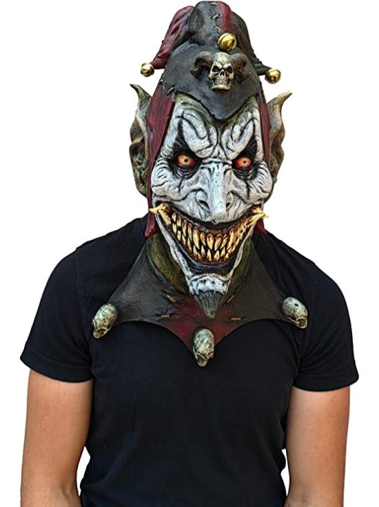 Máscara disfraz Jesterblin de la línea Nightmare Makers