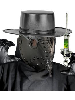Máscara Doctor de la Peste de Cuero Ecológico