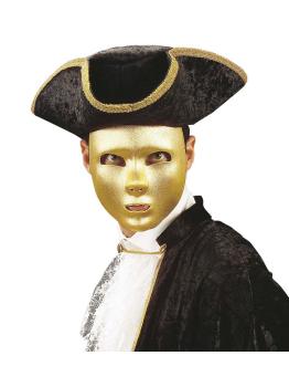 Máscara Dorada de Tela