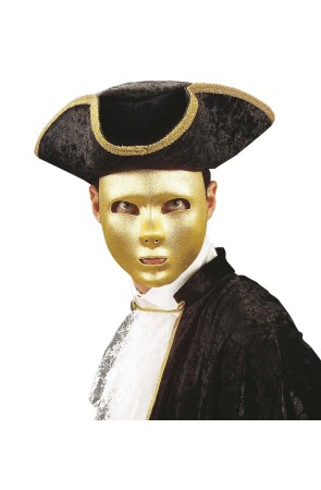 Máscara Dorada de Tela
