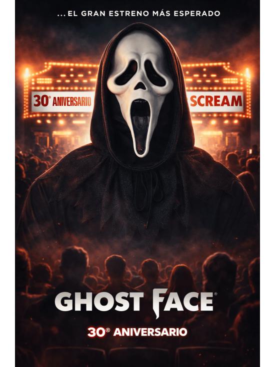 Máscara Ghost Face® 30º Aniversario