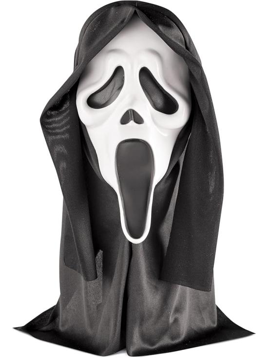 Máscara Ghost Face Scream Halloween – Máscara de Terror Económica