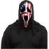Máscara Ghost Face Patriótica – Terror Clásico con Estilo Americano