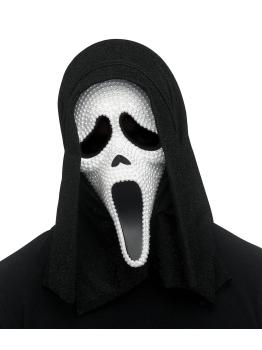 Máscara Ghost Face Pearl – Terror con Elegancia y Brillo
