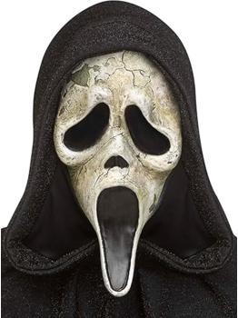 Máscara GhostFace Deluxe Envejecida – Scream Máscara de Terror Halloween adulltos
