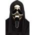 Máscara GhostFace Gold Chrome con Cubierta – PVC Duro Cromado adultos