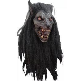 Máscara Hombre Lobo Black Moon 26594 Halloween Terror