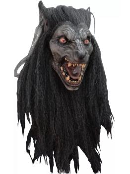 Máscara Hombre Lobo Black Moon 26594 Halloween Terror