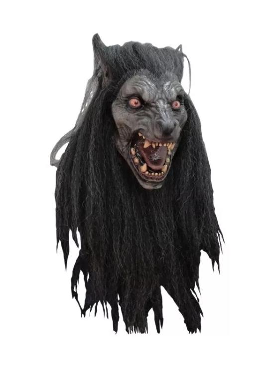 Máscara Hombre Lobo Black Moon 26594 Halloween Terror