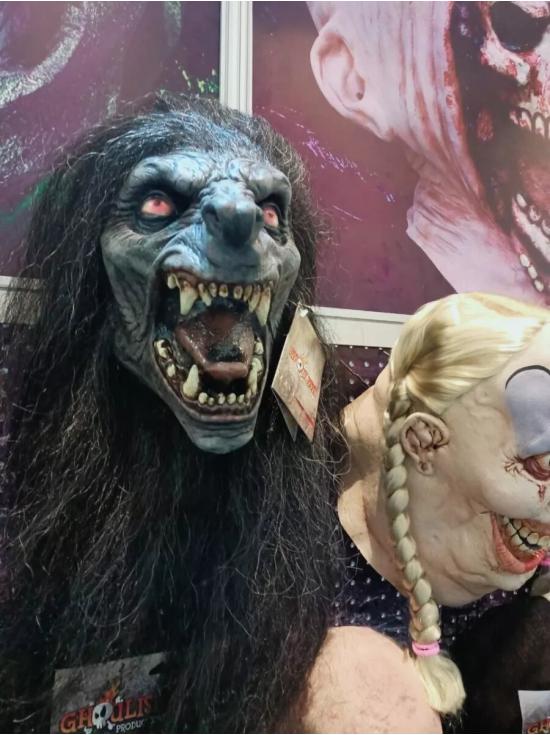 Máscara Hombre Lobo Black Moon 26594 Halloween Terror
