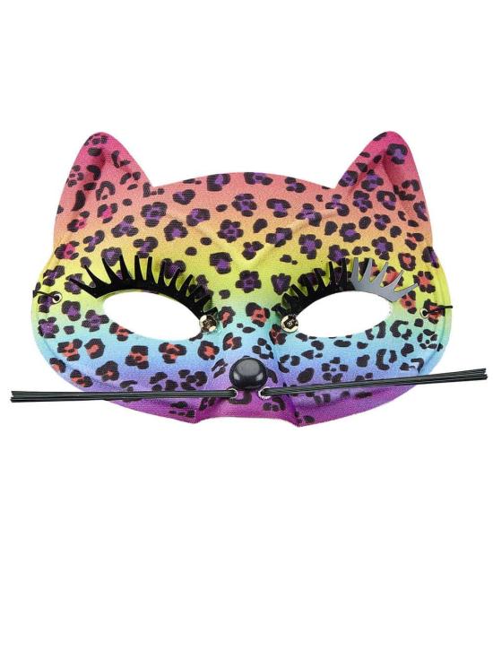 Máscara Leopardo de Arcoiris