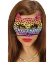 Máscara Leopardo de Arcoiris