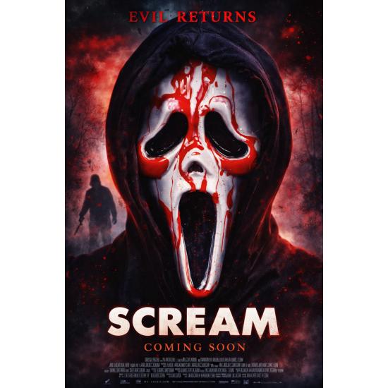 Máscara Máscara Ghost Face Sangrante