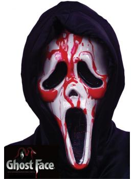 Máscara Máscara Ghost Face Sangrante con bomba