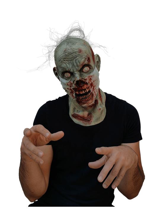 Máscara Paciente Zombie de Látex de la línea Zombies
