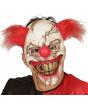 Máscara payaso zombie con pelo
