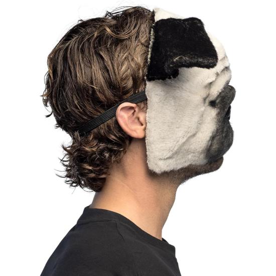 Máscara realista de perro (carlino) – Disfraz divertido y llamativo