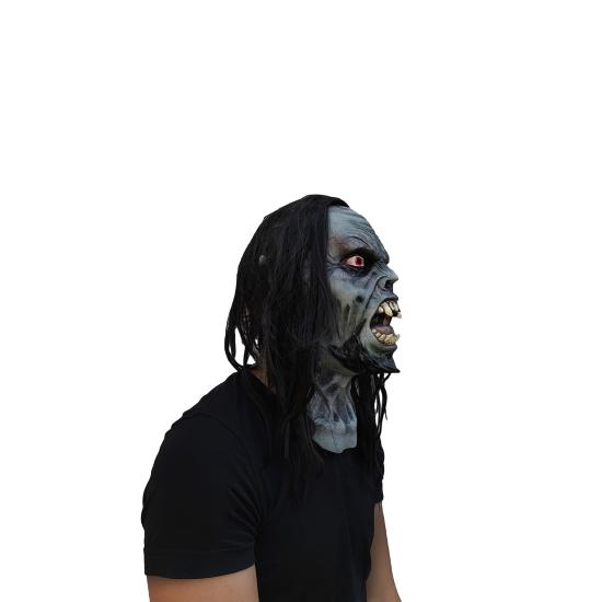 Máscara Vampiro con Cabellos para adulto Máscara Vampiro con Cabellos para adulto