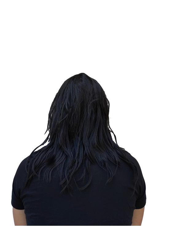Máscara Vampiro con Cabellos para adulto