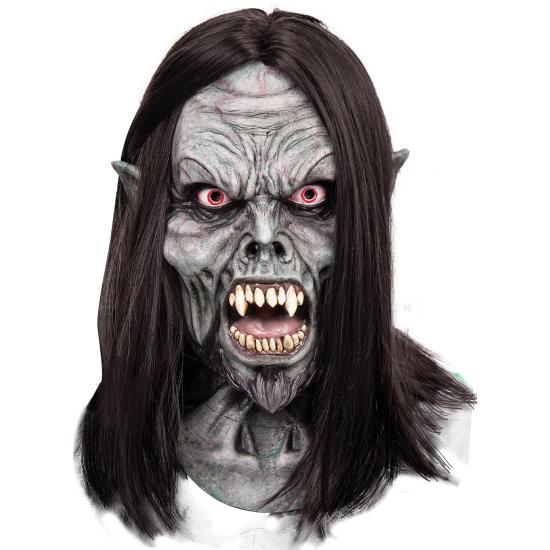 Máscara Vampiro con Cabellos para adulto Máscara Vampiro con Cabellos para adulto