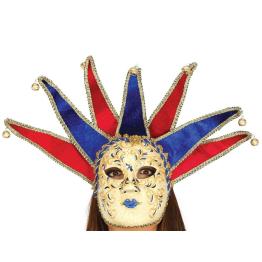 Máscara veneciana con cascabeles