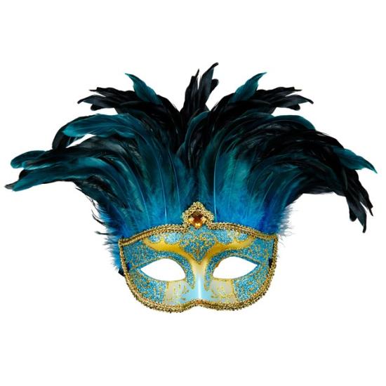 Máscara veneciana con plumas > Máscaras para Disfraces > Máscaras  Venecianas para Disfraces