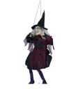 Muñeca Halloween Bruja En Columpio 1m