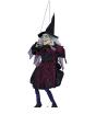 Muñeca Halloween Bruja En Columpio 1m