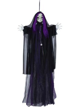 Muñeco Colgante Decoración Halloween Con Luz 1,2m