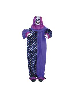 Muñeco Halloween Payaso Con Luz Y Sonido 1,6m