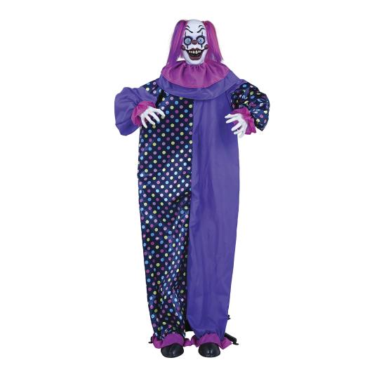 Muñeco Halloween Payaso Con Luz Y Sonido 1,6m