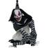 Muñeco payaso terrorífico de Halloween con luz, sonido y movimiento de 105 cm