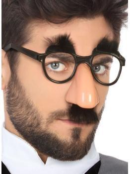 Nariz Bigote con Gafas y cejas