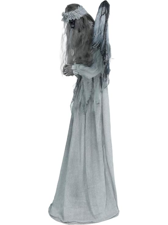 Ángel Animatrónico de Terror Halloween 170 cm con Ojos LED