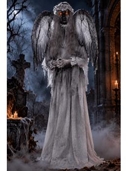 Ángel Animatrónico de Terror Halloween 170 cm con Ojos LED