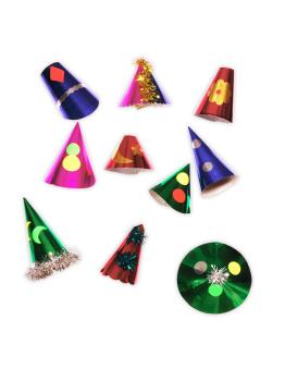Pack 10 und  modelos de sobreros surtidos 28 cm