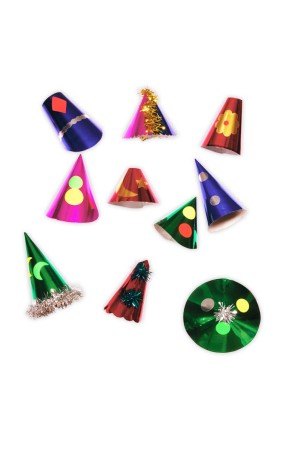 Pack 10 und  modelos de sobreros surtidos 28 cm