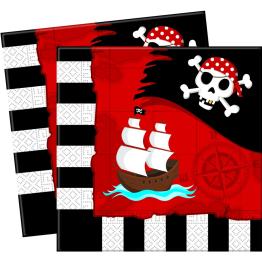 PACK 20 SERVILLETAS PIRATAS