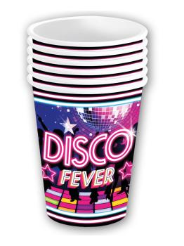 Pack 6 vasos Disco 240 ML 9 CMS.