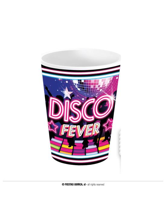Pack 6 vasos Disco 240 ML 9 CMS.