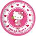 PACK 8 PLATOS 20 CM HELLO KITTY HEARTS