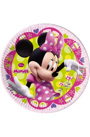 PACK 8 PLATOS MINNIE 20CM
