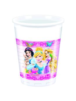 PACK 8 VASOS PRINCESS ANIMALS