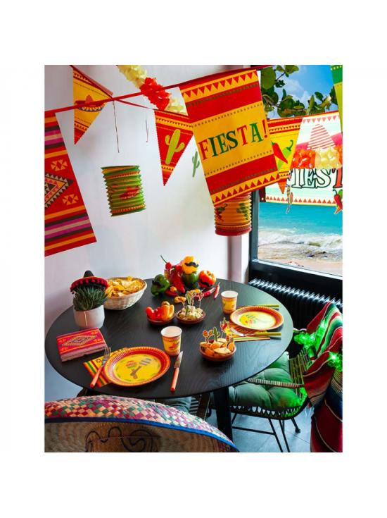 Pack de 20 Servilletas Mexicanas 33 x 33 cms