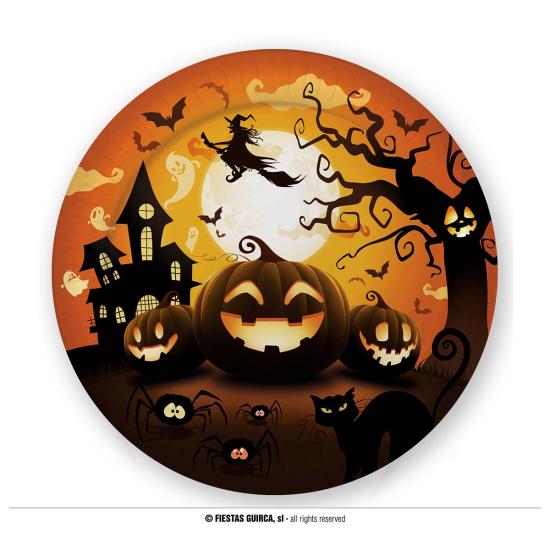 Vajilla  Fiesta Calabaza Halloween