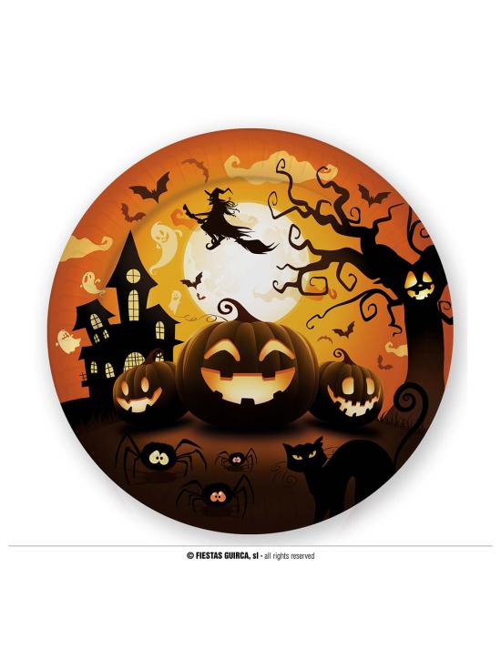 Vajilla  Fiesta Calabaza Halloween