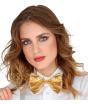 Pajarita Efecto Metálico Adulto Unisex color Oro