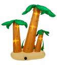 Palmeras Hinchables Luminosas 240 cm set de 3