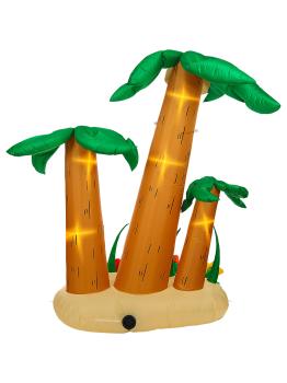 Palmeras Hinchables Luminosas 240 cm set de 3